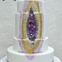 Geode Delight in Lilac