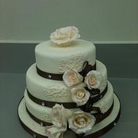 Simple Wedding cake 2011