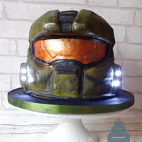 Halo 5 Master Chief Cake