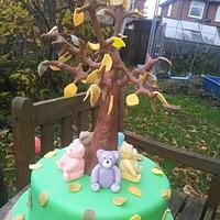 teddy bear meeting tree