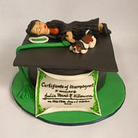 Unemployment/Graduation Cake