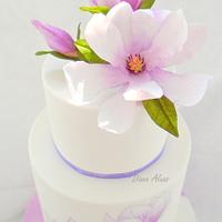 Wedding cake - Magnolii
