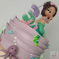 Anniversary Cake - Mermaid Cake