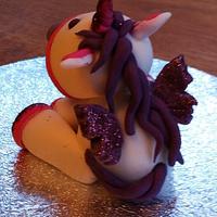 Unicorn cake topper