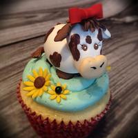 Farm animal cupcakes