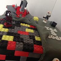 Star Wars themed Lego Cake