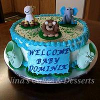 Another Cute Baby Shower Cake