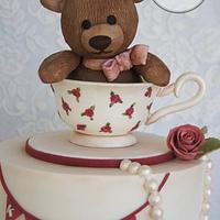 Teddy in a teacup