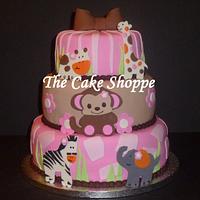 Safari Baby Shower cake