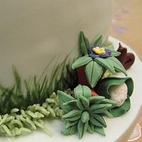 60th Birthday Gardening Cake 