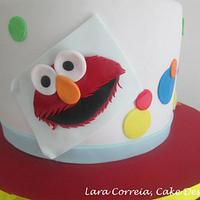 Elmo paint´s for Joshua 2nd birthday