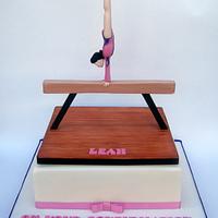 Gymnast cake