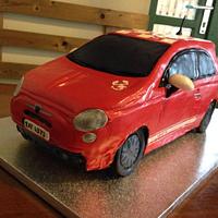 Fiat Abarth cake