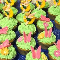 Tinkerbell cupcakes 