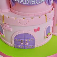Pink Castle Cake