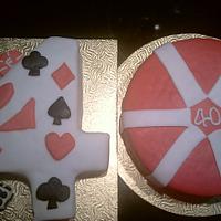 40 vegas cake