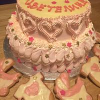 Sweet cake for sweet little girl