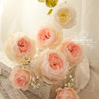 Wafer Paper English Roses