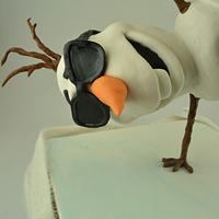 Boogey Woogey Olaf cake 