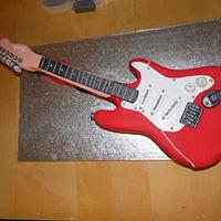 Fender guitar cake
