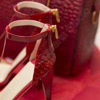 Fashion inspired handbag and high heels