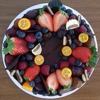 Fruit and chocolate