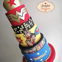 Wonder woman cake 