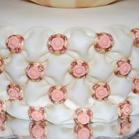 Billows, Buttons & Roses, Oh My! Cake