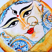 " Durga Maa " theme cake