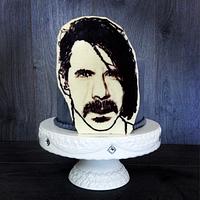 Anthony's Kiedis portrait cake