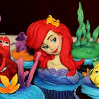 Little Mermaid Cupcakes 