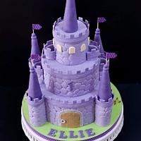 Sofia the First Castle Cake