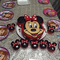 Minnie mouse cake