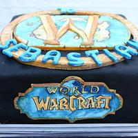 handpainted World of Warcraft-cake