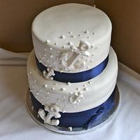 Challenging Nautical Wedding Cake