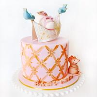 cake for newborn girl