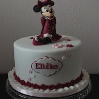 cake whith Minnie Mouse