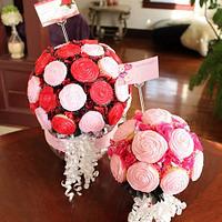 Valentines Cupcake Bouquet 