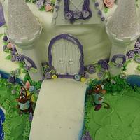 Olivia is 3!! Cinderella Cake.