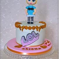 LOL "doll" cake
