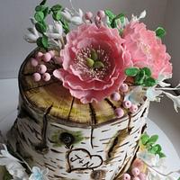 Stump Wedding Cake