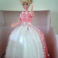 Pretty in Pink Doll Cake