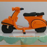 Retro Vespa with Tutorial