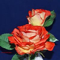 Gumpaste roses