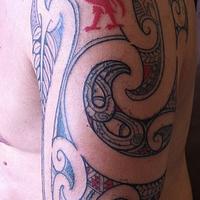 Maori Tattoo with Liverbird