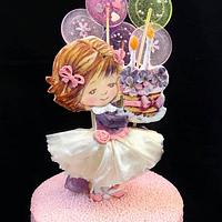 Birthday baby cake
