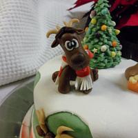 A reindeer under my Christmas tree!