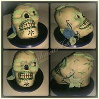 skull cake 2