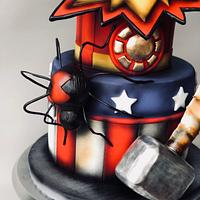 Super hero cake 