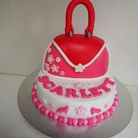 Handbag cake for a little princess